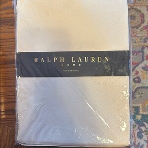 NWOT Vintage Ralph Lauren tablecloth in original package 60” x 84” oval shape